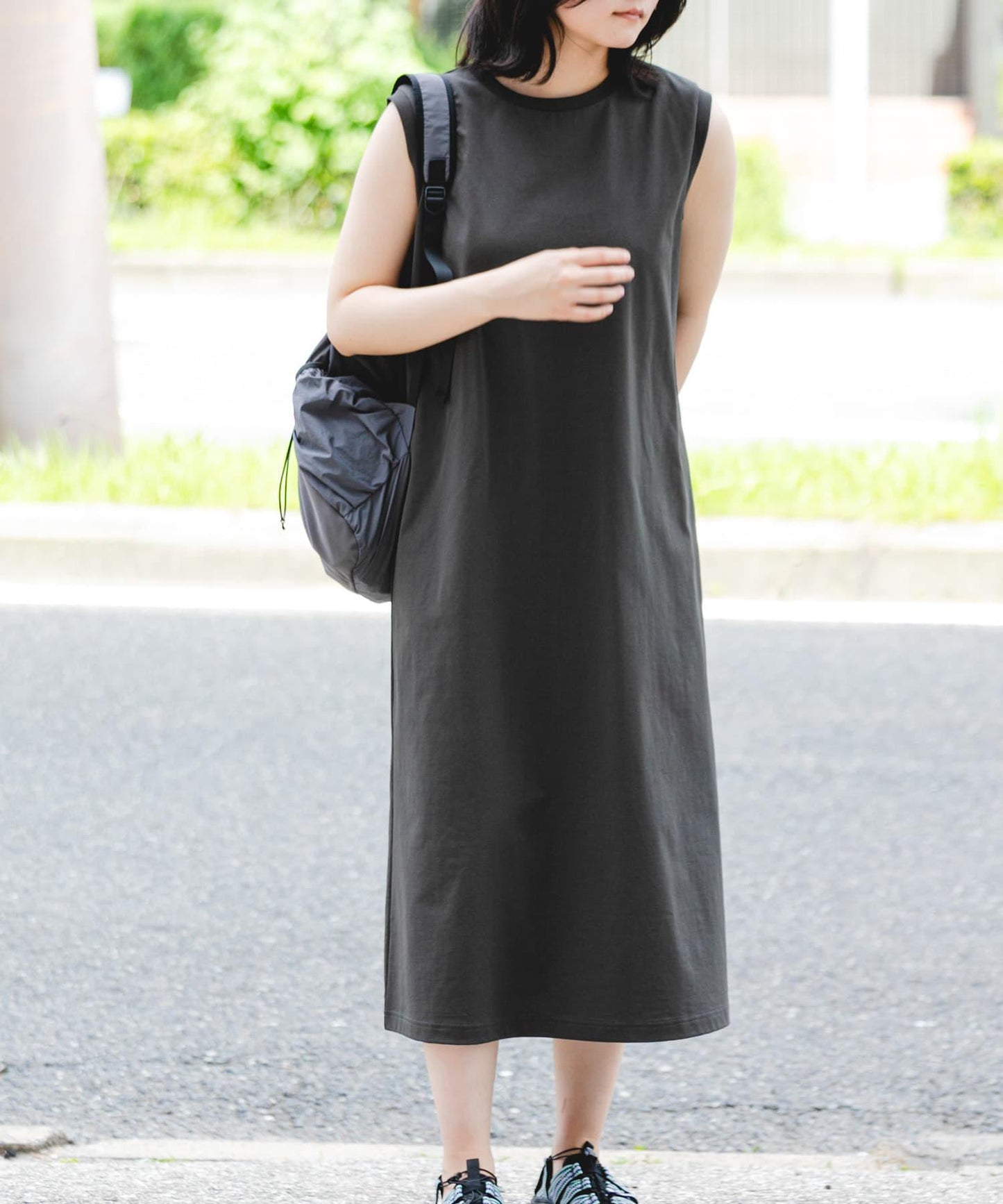 「吸水速幹/防紫外線」DRY OUT無袖連衣裙