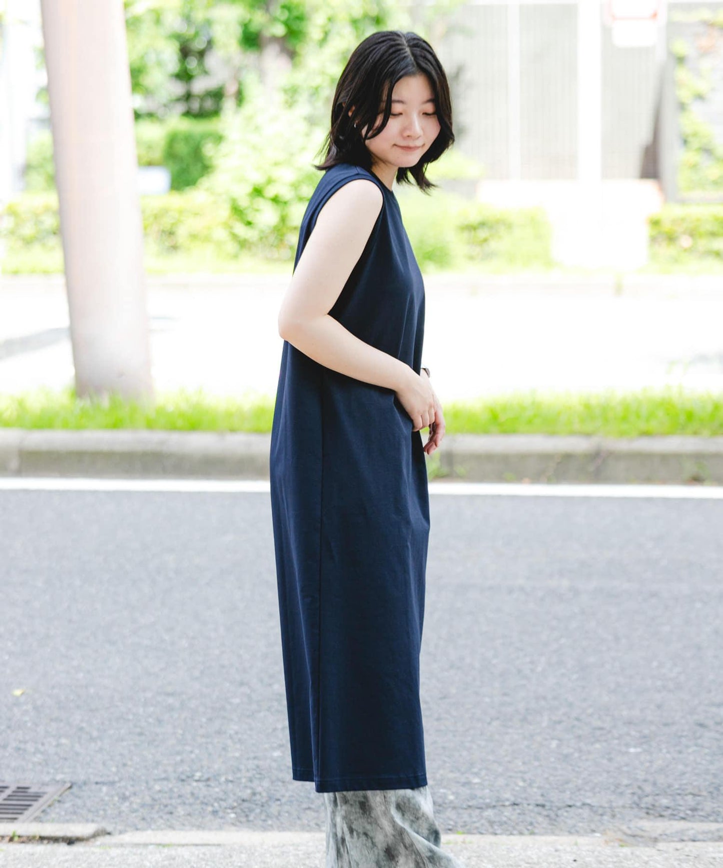 「吸水速幹/防紫外線」DRY OUT無袖連衣裙