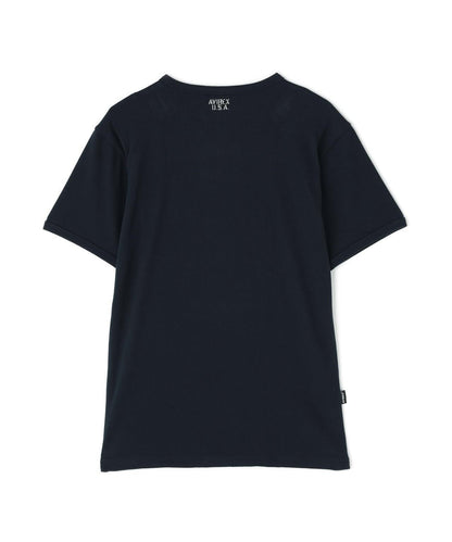 《日常》肋骨短袖V領T恤 衣服