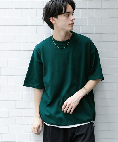 中性款抽繩短袖T恤