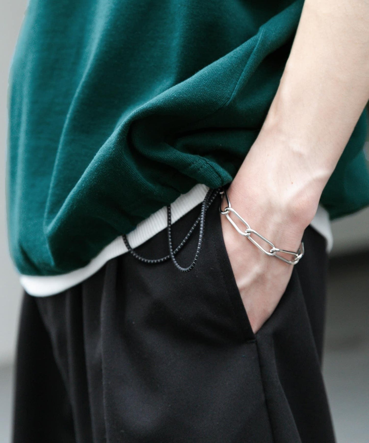 中性款抽繩短袖T恤