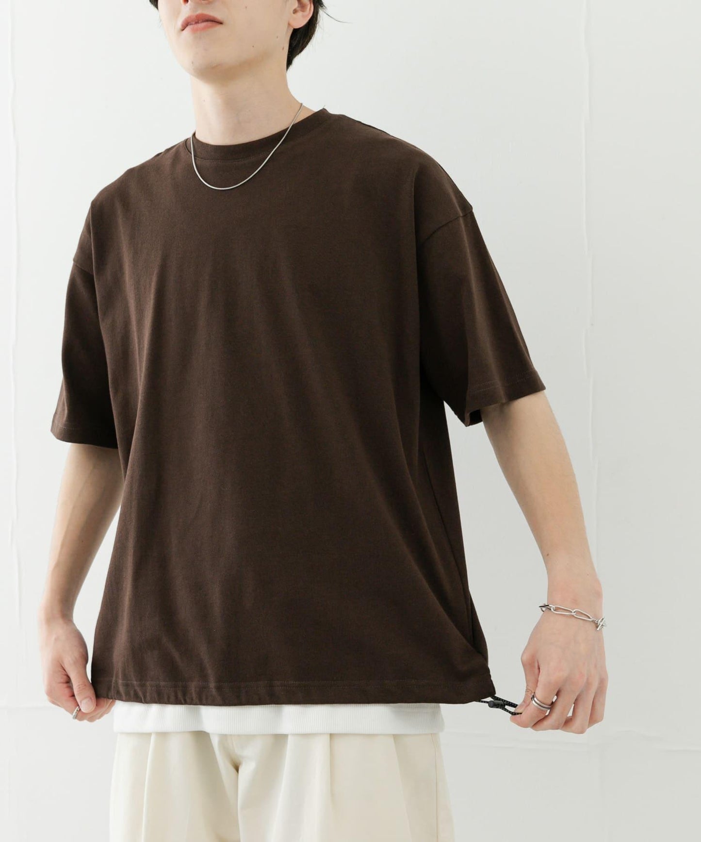 中性款抽繩短袖T恤