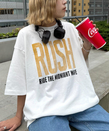 【男女通用】復古褪色印花旅行T恤