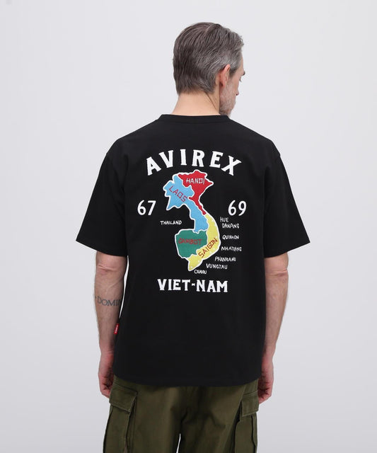 《&DEPOT限定》越南刺繡短袖T恤 / 越南 刺繡 短袖T恤 / AVIREX /