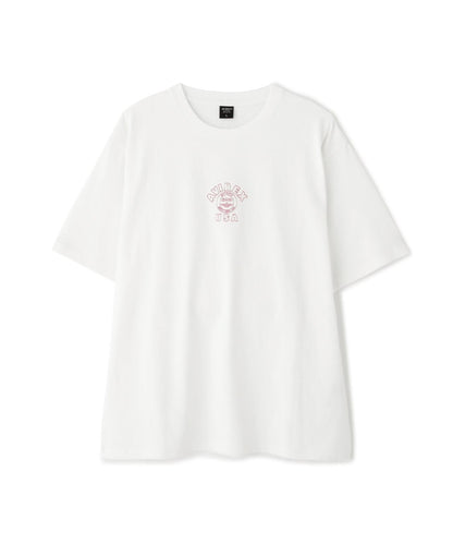 《&DEPOT限定》ONE POINT EMB T-SHIRT"VARSITY LOGO" / 單點刺繡 短袖T恤 街頭標誌