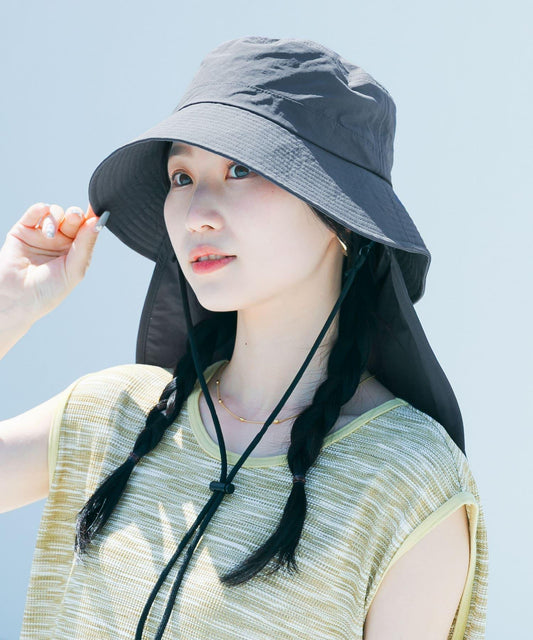 防潑水/防紫外線遮陽漁夫帽