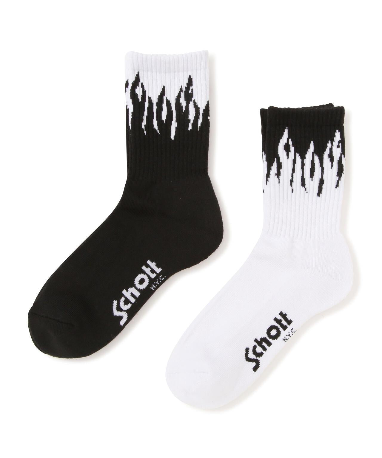 直營限定/HIGT-SOCKS F《LAM》E/火焰 高筒襪
