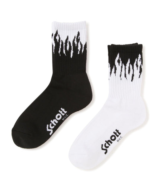 直營限定/HIGT-SOCKS F《LAM》E/火焰 高筒襪