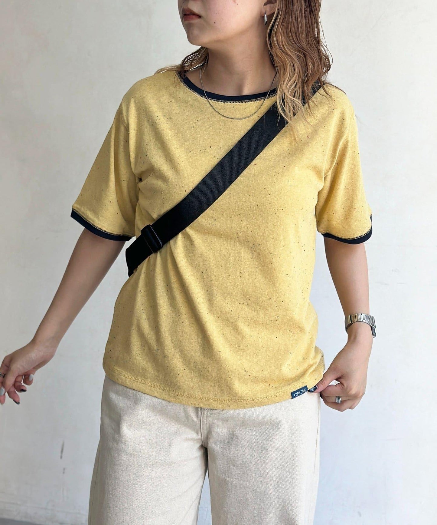 條紋透氣短袖T-shirt