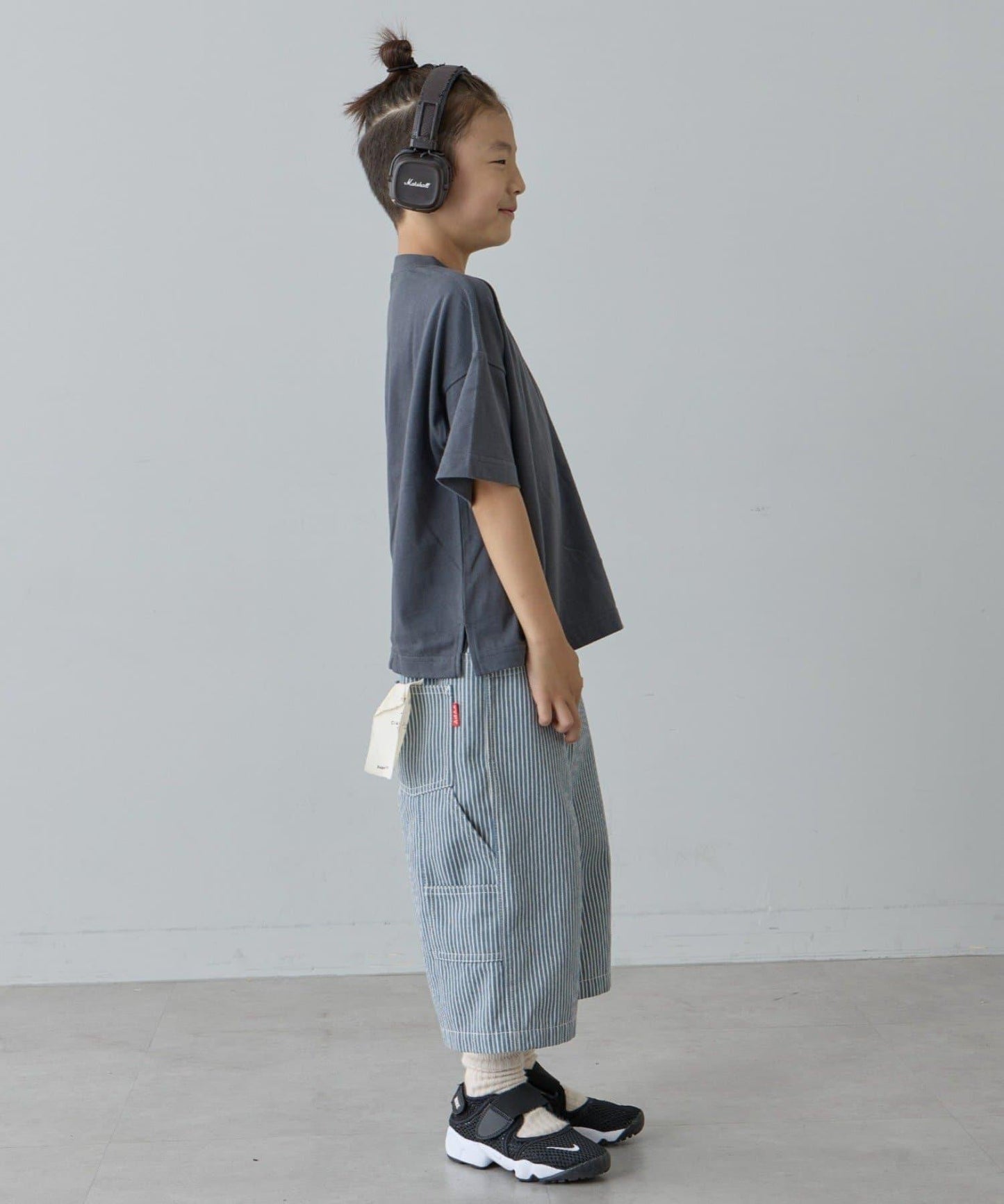 復古風拼接圖案短袖TEE（KIDS款）