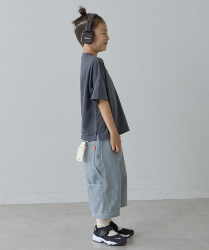 復古風拼接圖案短袖TEE（KIDS款）