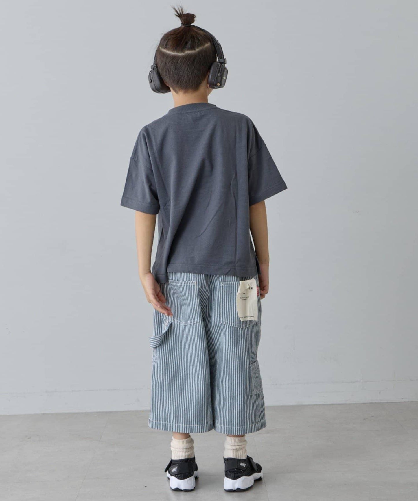 復古風拼接圖案短袖TEE（KIDS款）