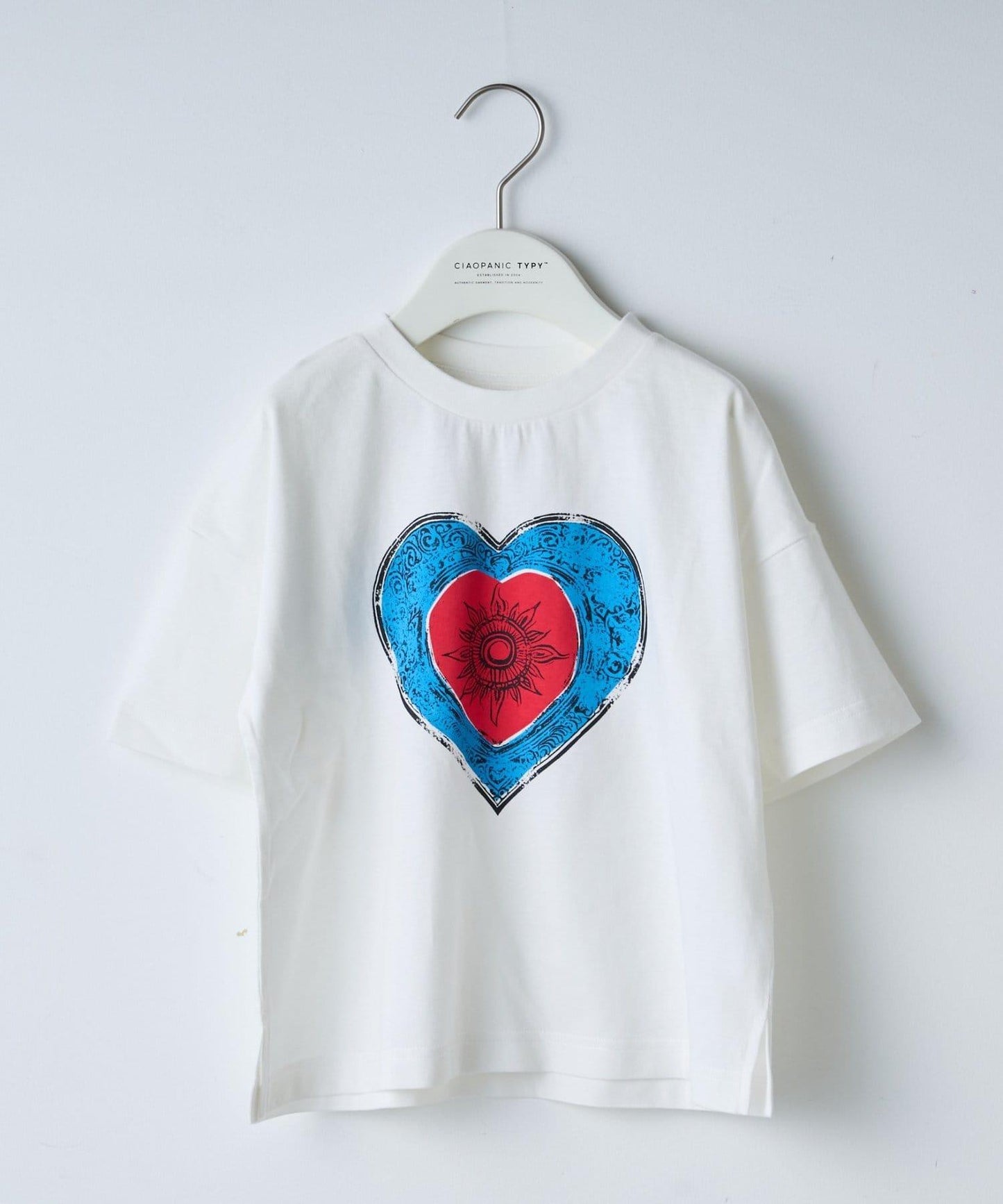 復古風拼接圖案短袖TEE（KIDS款）