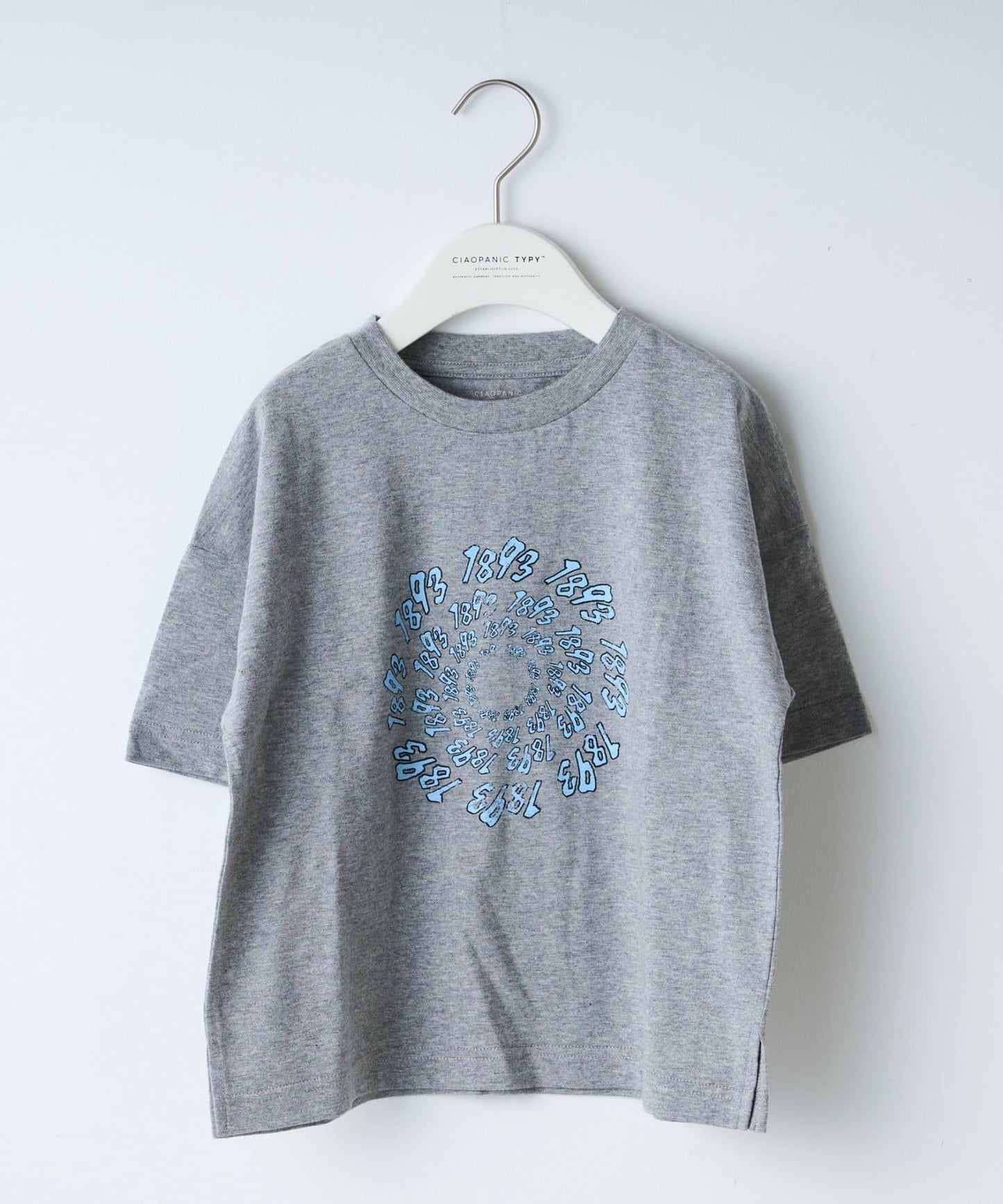 復古風拼接圖案短袖TEE（KIDS款）