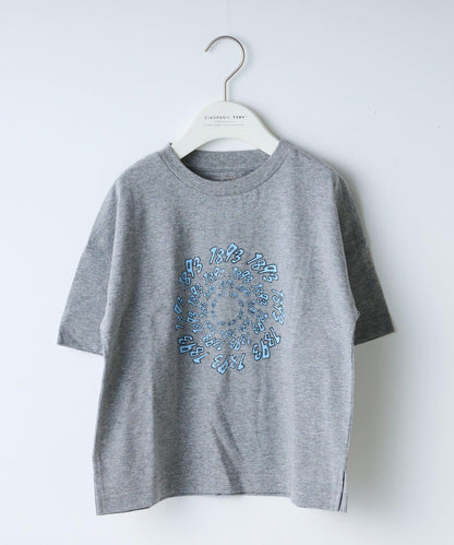 復古風拼接圖案短袖TEE（KIDS款）