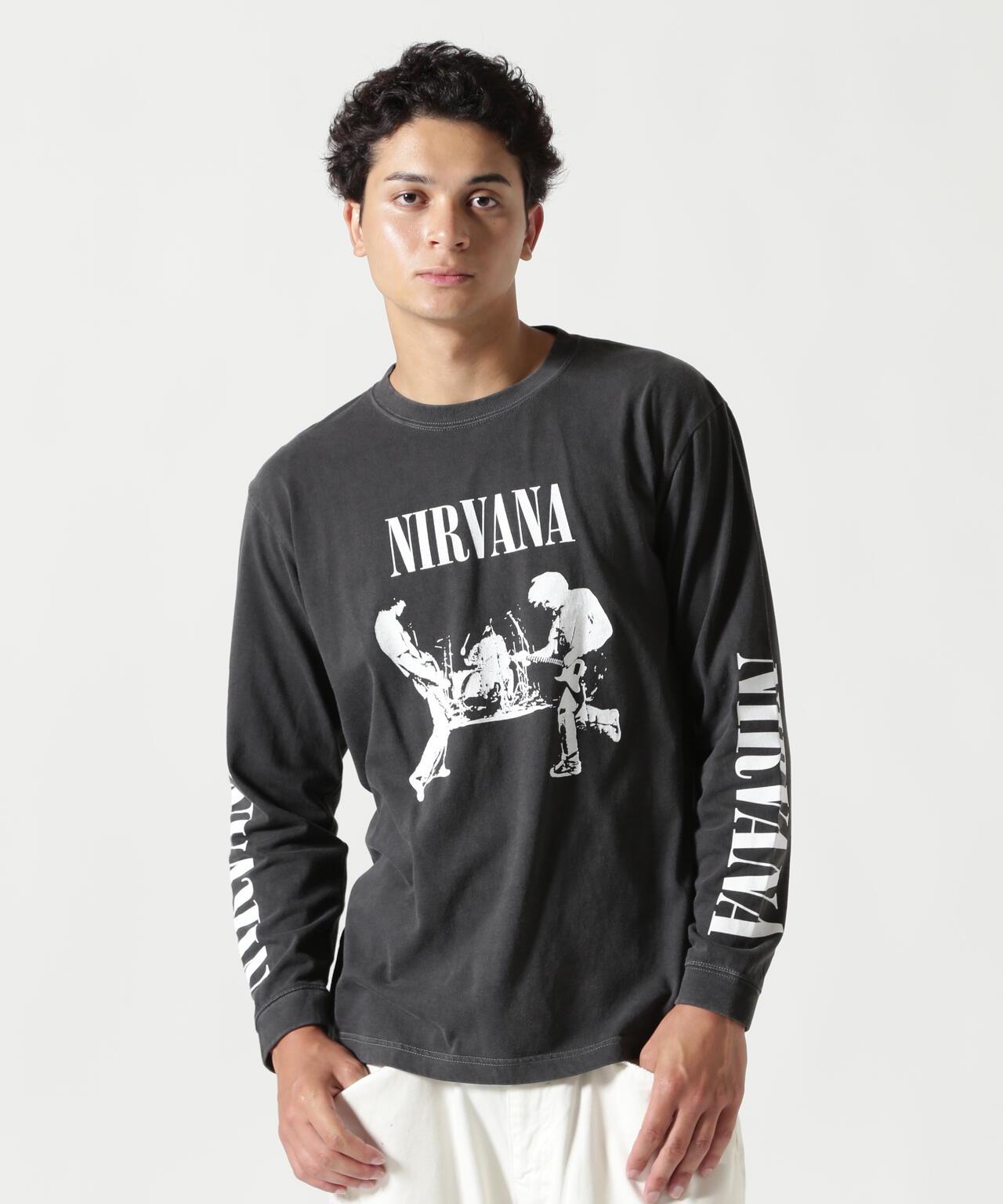 NIRVANA/涅槃/LIVE L/S TEE/聯名長袖T恤