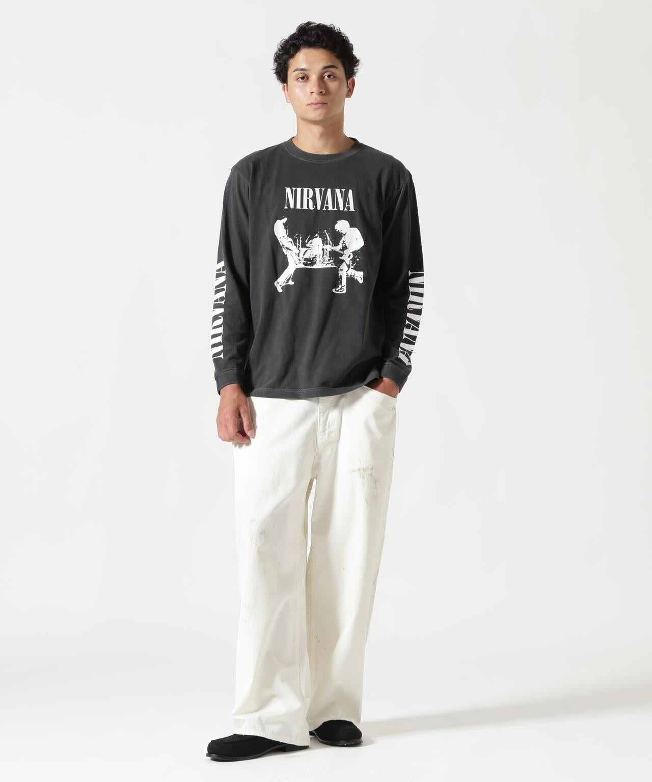 NIRVANA/涅槃/LIVE L/S TEE/聯名長袖T恤
