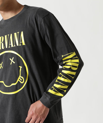 NIRVANA/涅槃/微笑長袖T恤/合作款T-shirt