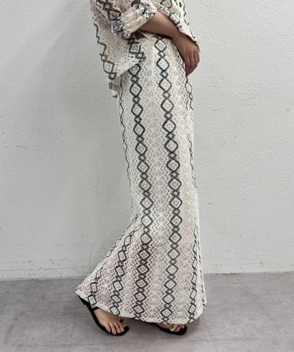 Loungedress 修身蕾絲半身裙