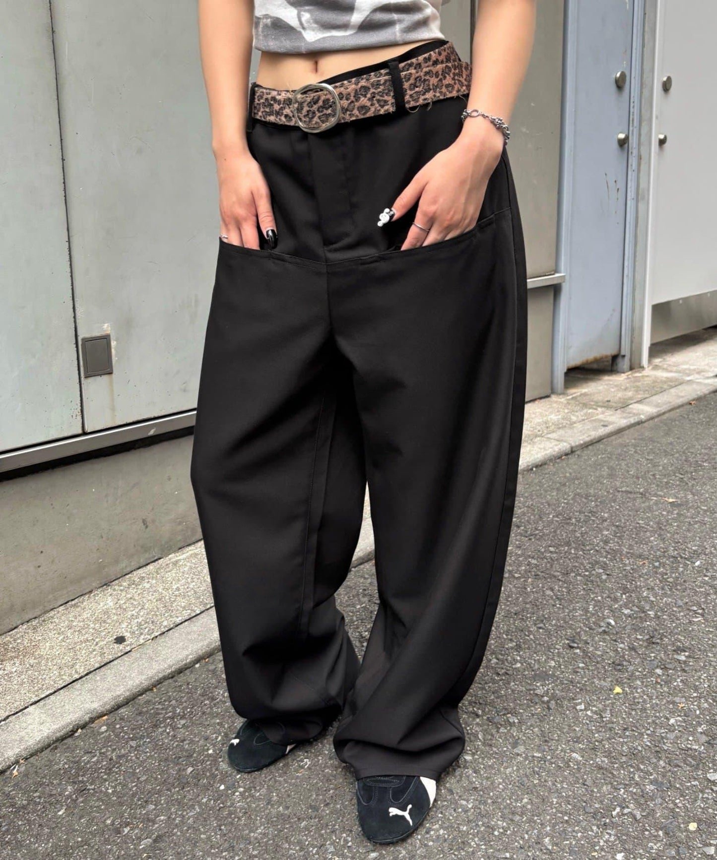 【3尺碼】斜口袋休閒褲