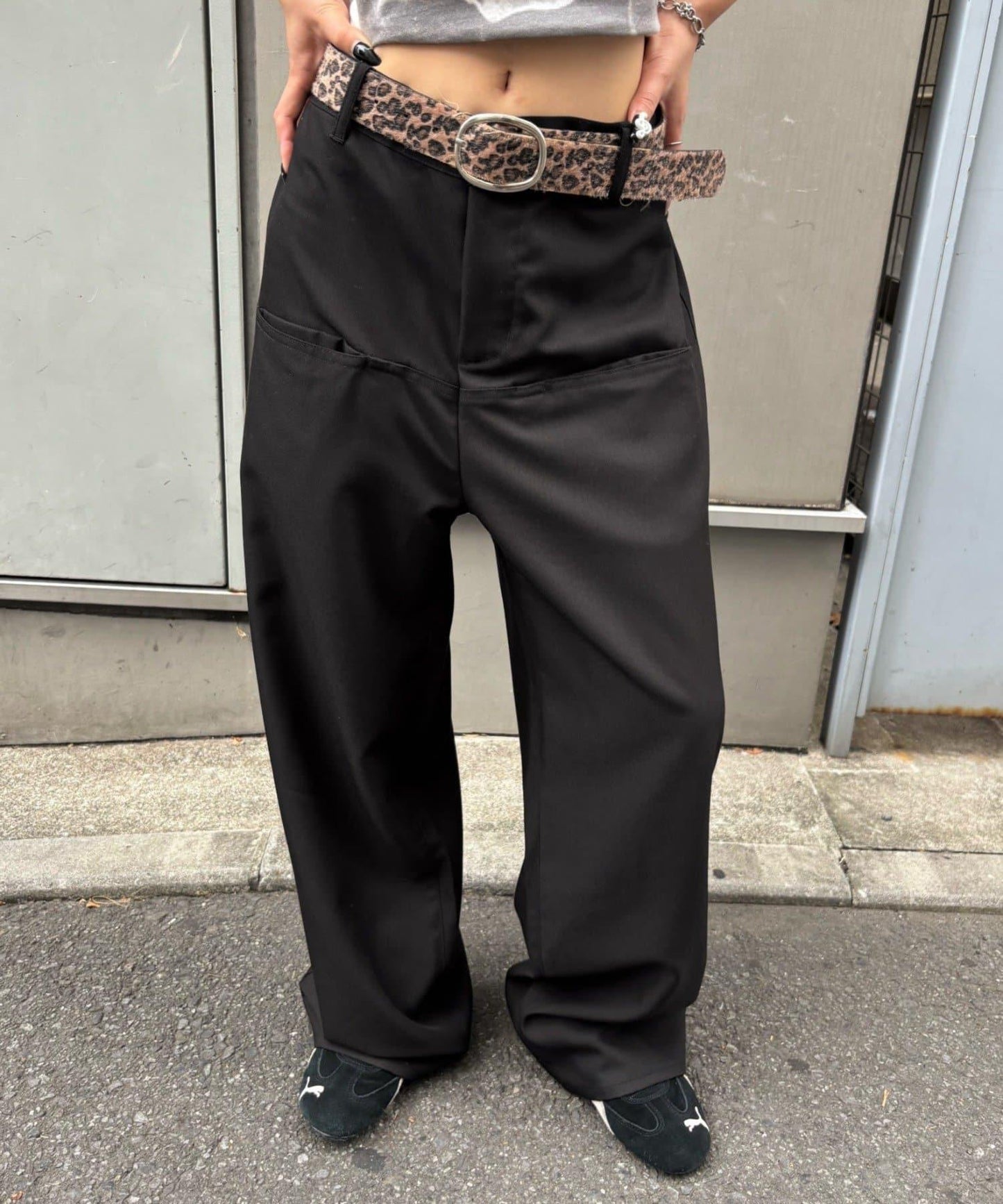 【3尺碼】斜口袋休閒褲