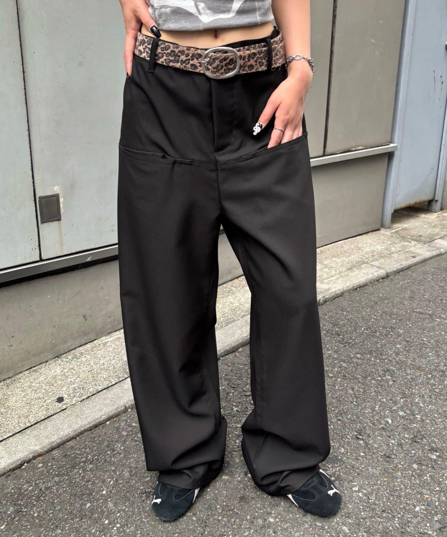 【3尺碼】斜口袋休閒褲