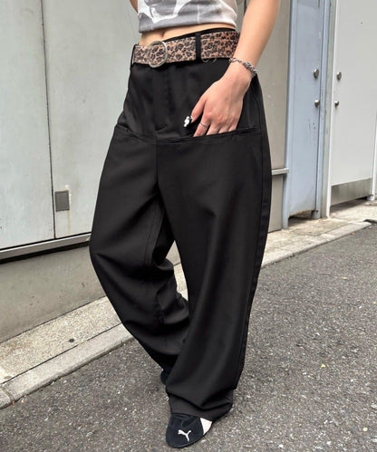 【3尺碼】斜口袋休閒褲