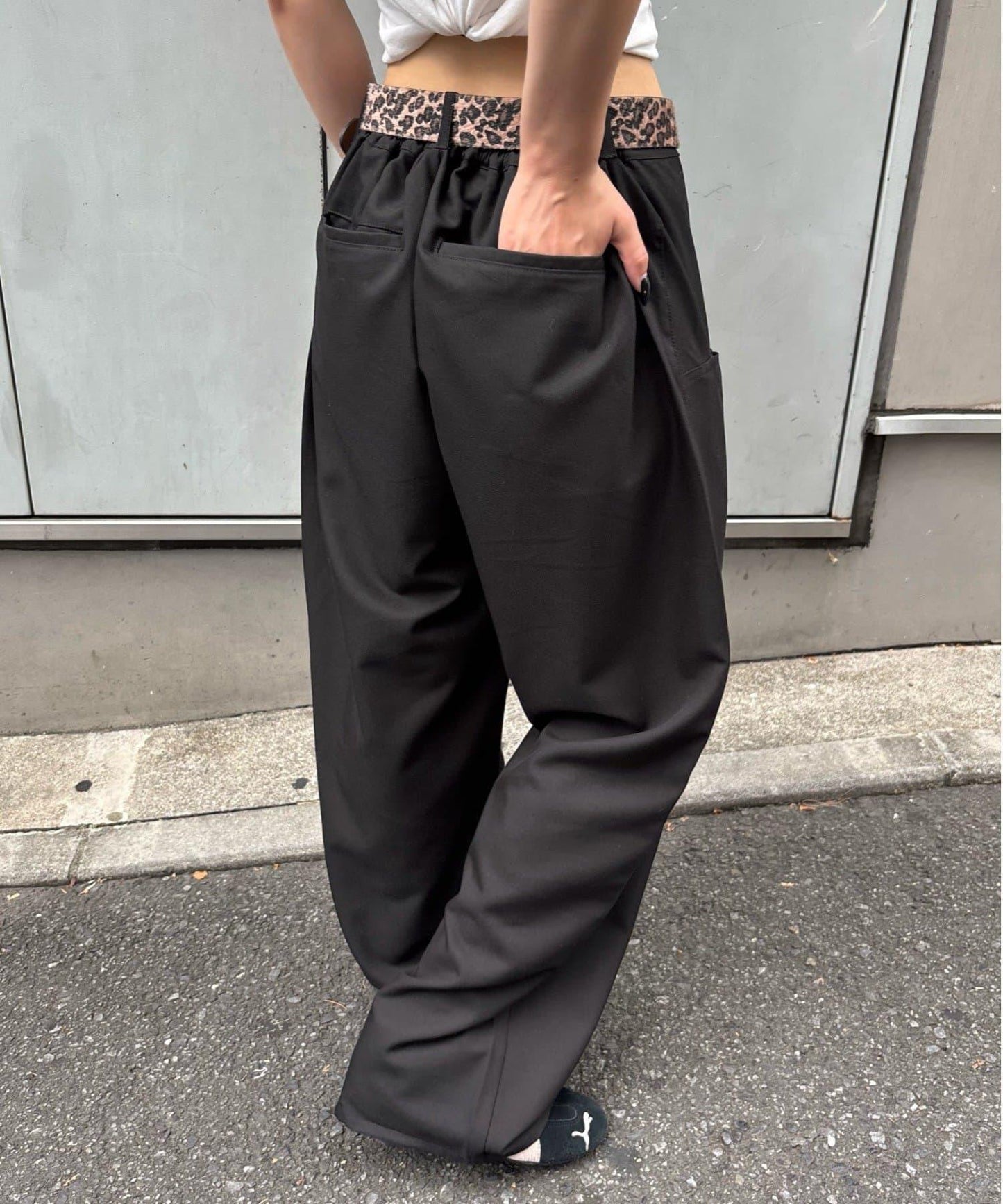 【3尺碼】斜口袋休閒褲