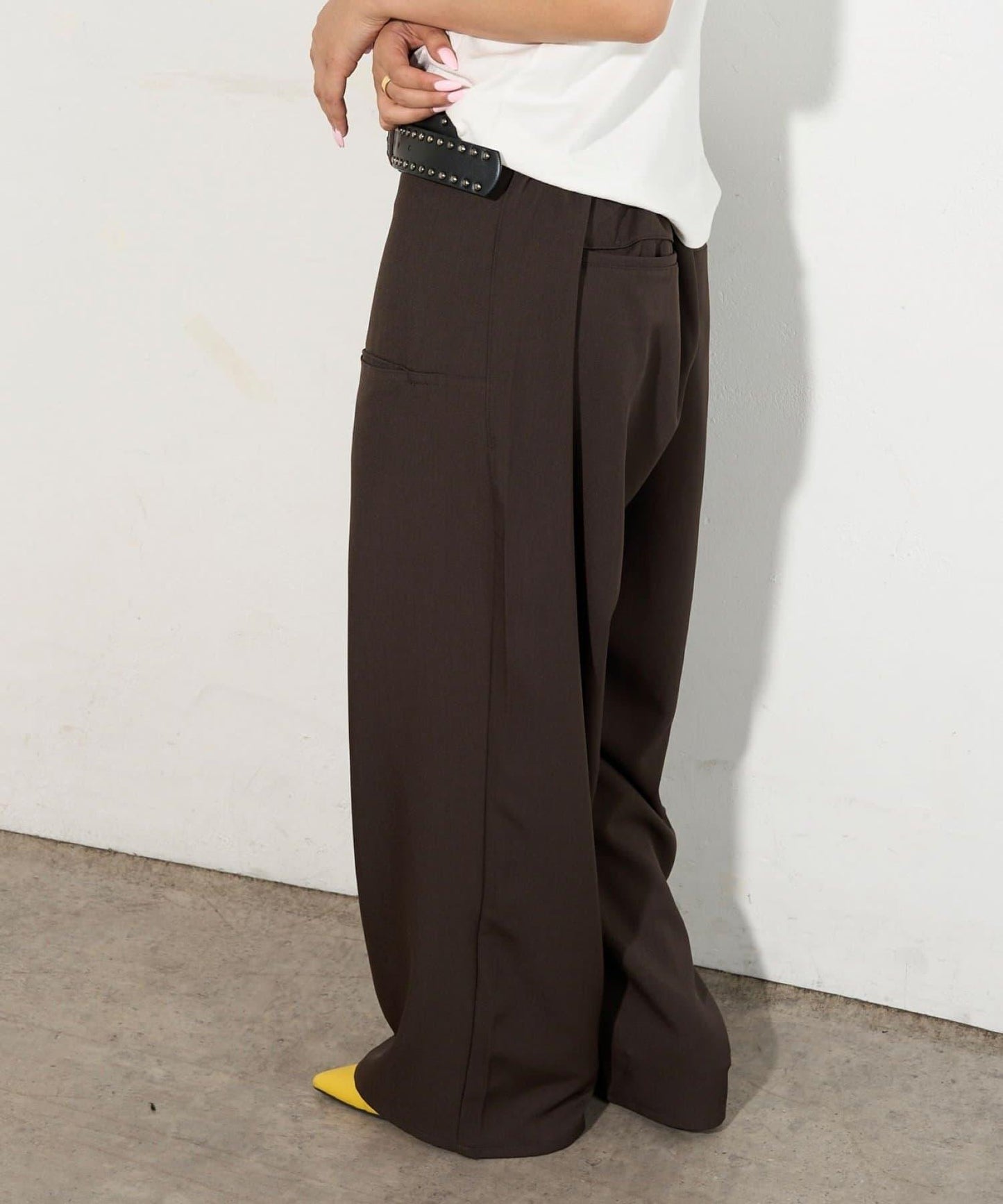 【3尺碼】斜口袋休閒褲