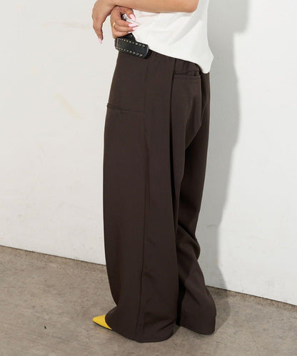 【3尺碼】斜口袋休閒褲