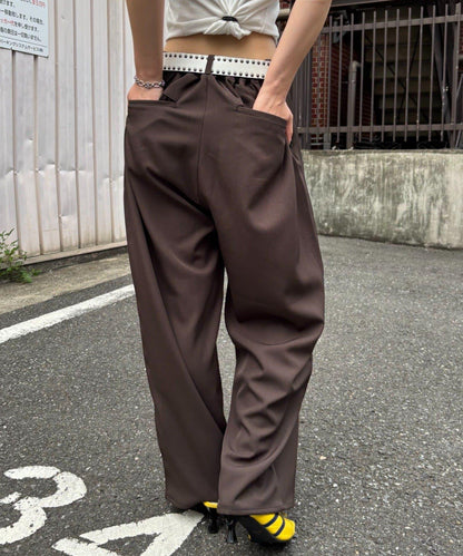 【3尺碼】斜口袋休閒褲