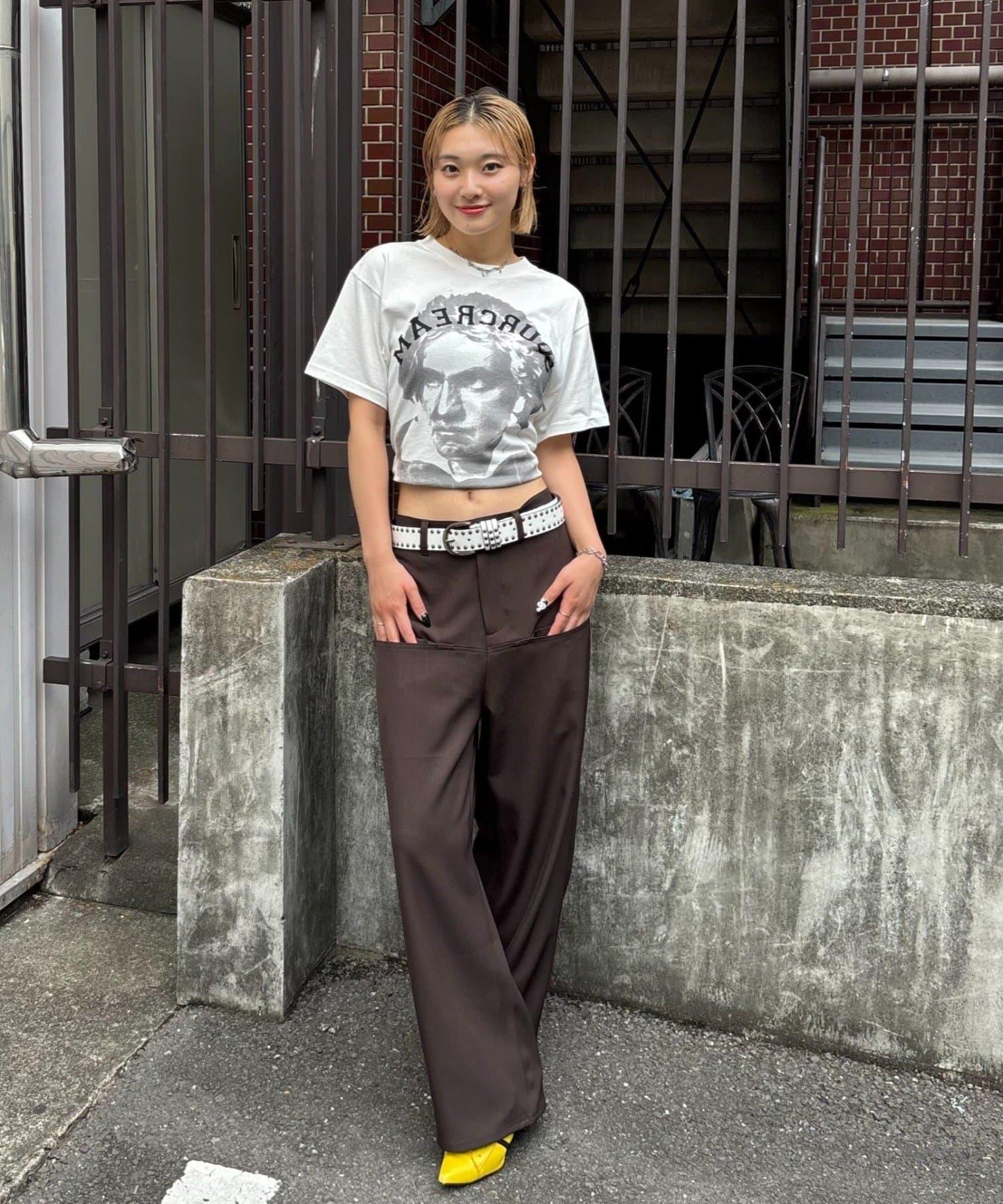 【3尺碼】斜口袋休閒褲