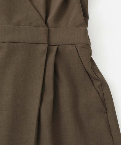 裹身連衣裙式揹帶裙