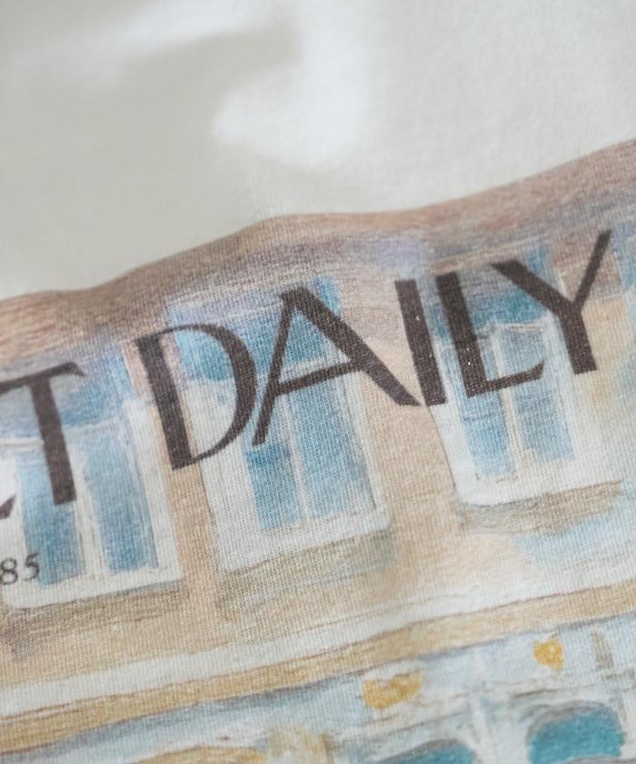 復古雜誌背面印花T恤