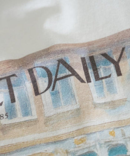 復古雜誌背面印花T恤