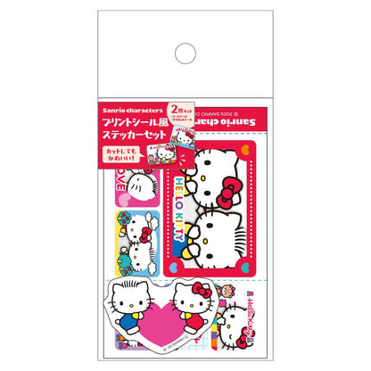《三麗歐》_印花貼紙風貼紙套裝 《Hello Kitty》&小鹿丹尼