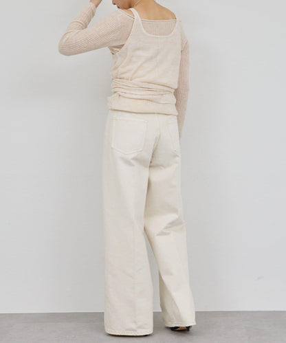 【套裝搭配】交叉領針織衫