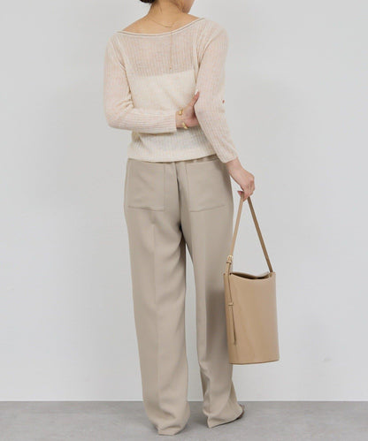 【套裝搭配適用】露肩針織衫