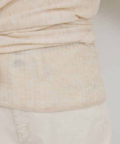 【套裝搭配適用】露肩針織衫