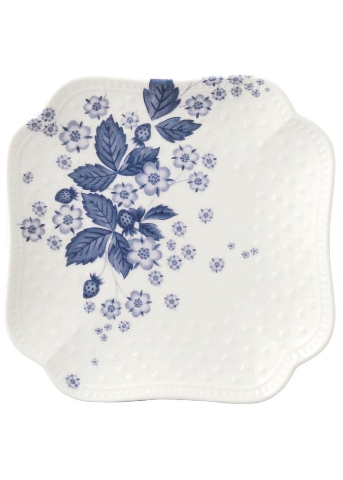 【Wedgwood】草莓之花靛藍小碟