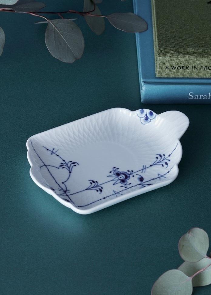 【皇家哥本哈根】藍色椰林托盤 16cm