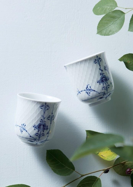 【皇家哥本哈根】藍色帕爾梅特 咖啡杯 一對