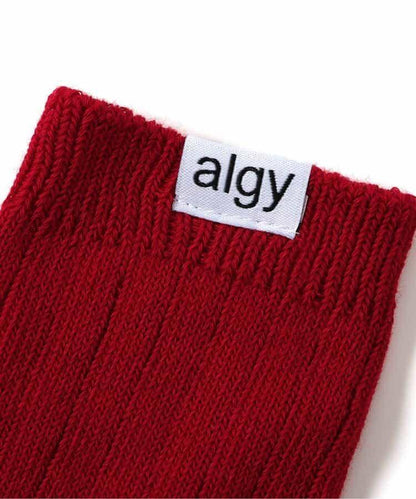 【抗菌防臭】algy標誌圖案舒適襪