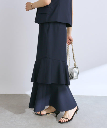 【La boutique BonBon】府綢不對稱美人魚裙