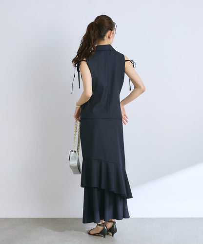 【La boutique BonBon】府綢不對稱美人魚裙
