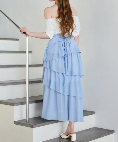 【一件接一件】露肩上衣