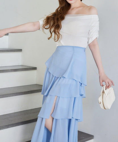 【一件接一件】露肩上衣