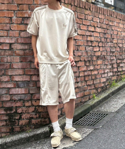 NEEDLES【B'2nd款】聯名運動褲短褲 - 聚酯光滑面料(男女通用)