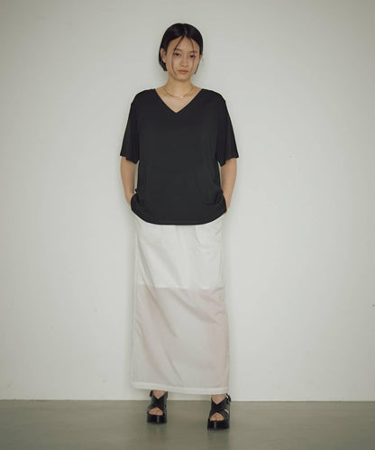 【自然風】透明尼龍緊身裙