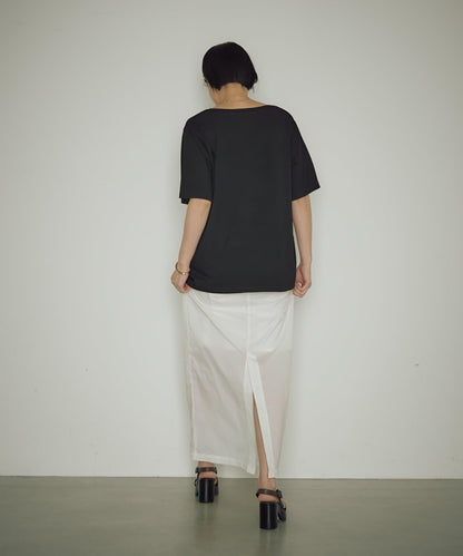 【自然風】透明尼龍緊身裙